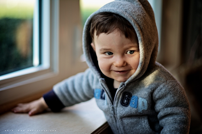 The twinkle in his eye.