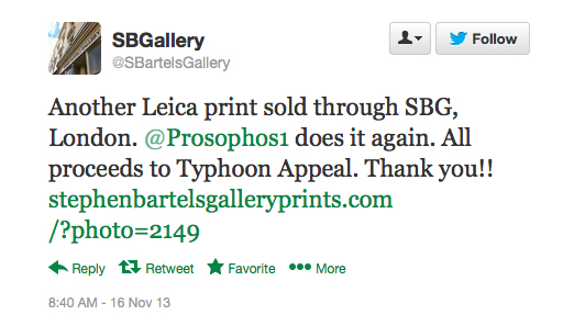 Prosophos Print for Typhoon Relief