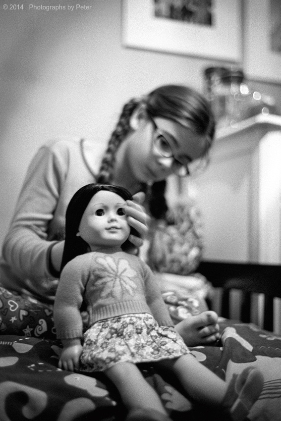 Bedtime Hair Brushing