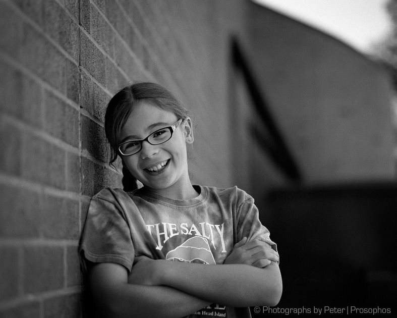 Portrait by the Brick Wall
