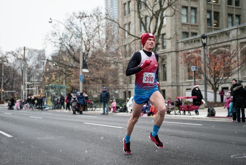 The Runner (Before the Santa Parade)