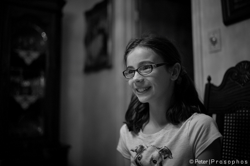 Regaling us with stories