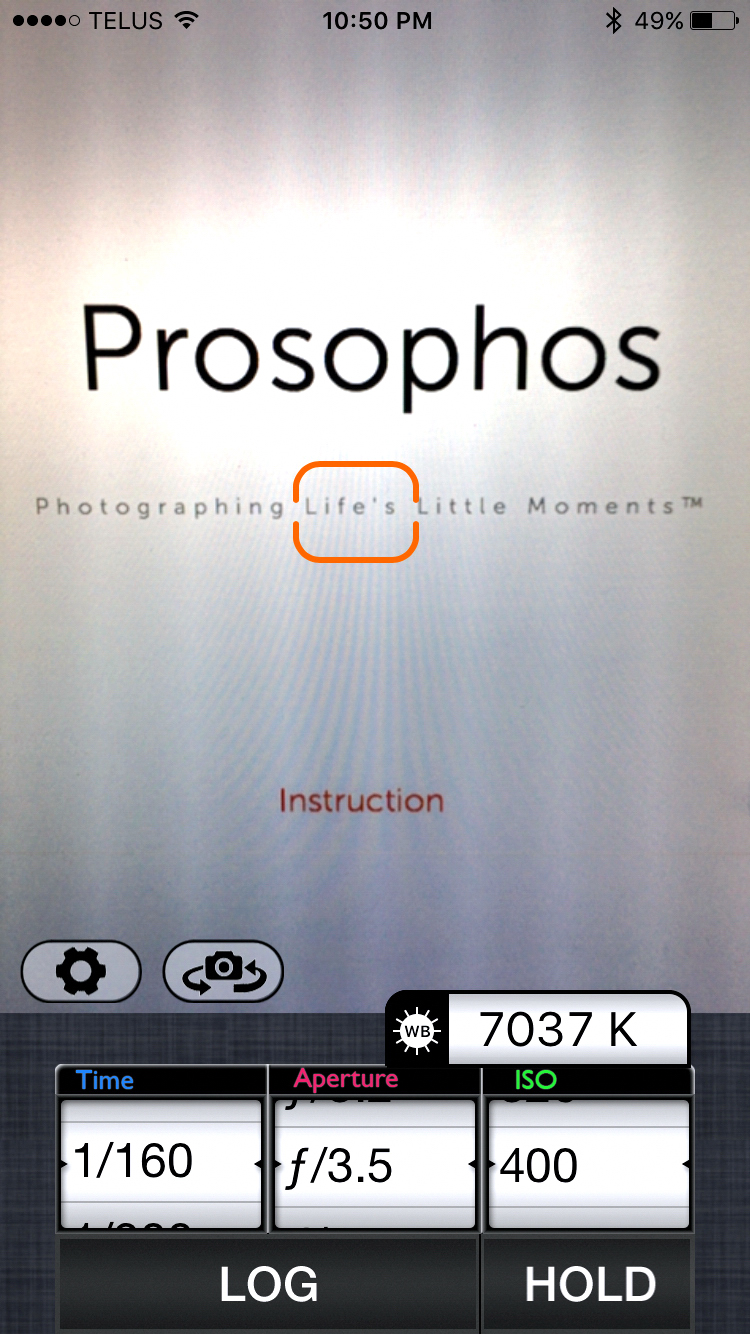 Prosophos Light Meter