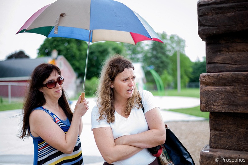 Reacting to the 7-headed, furry-tailed monster in the park