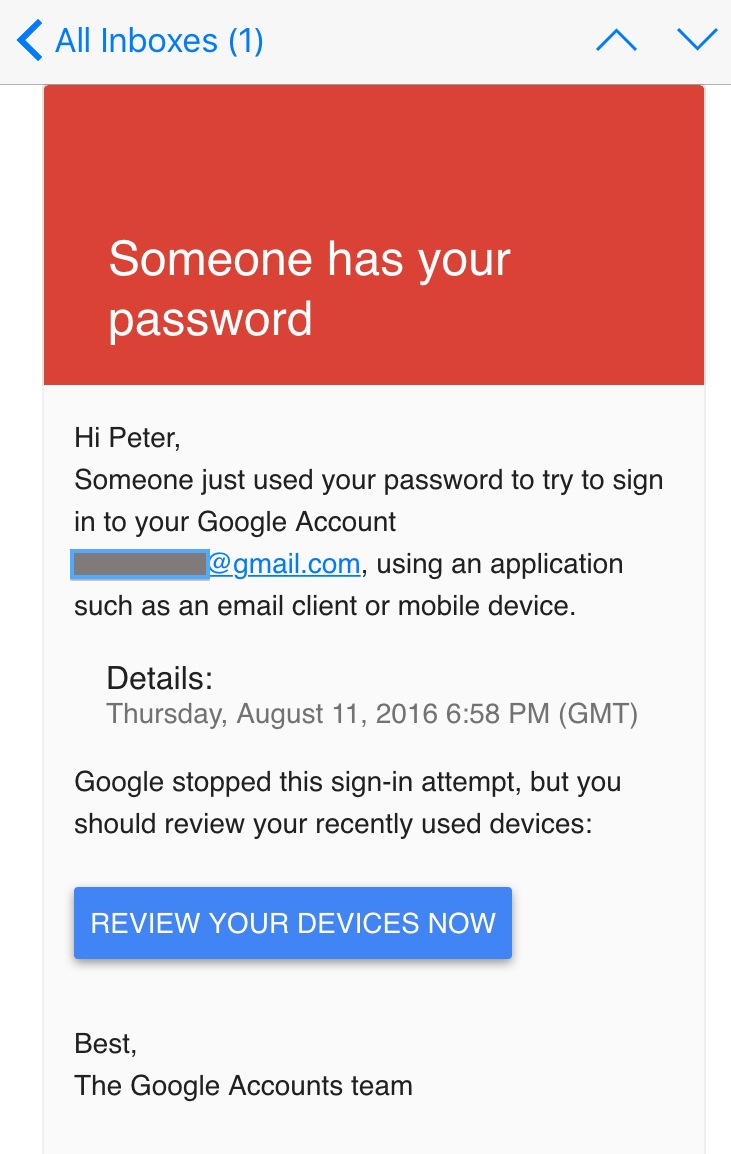 Prosophos -  Password Compromised