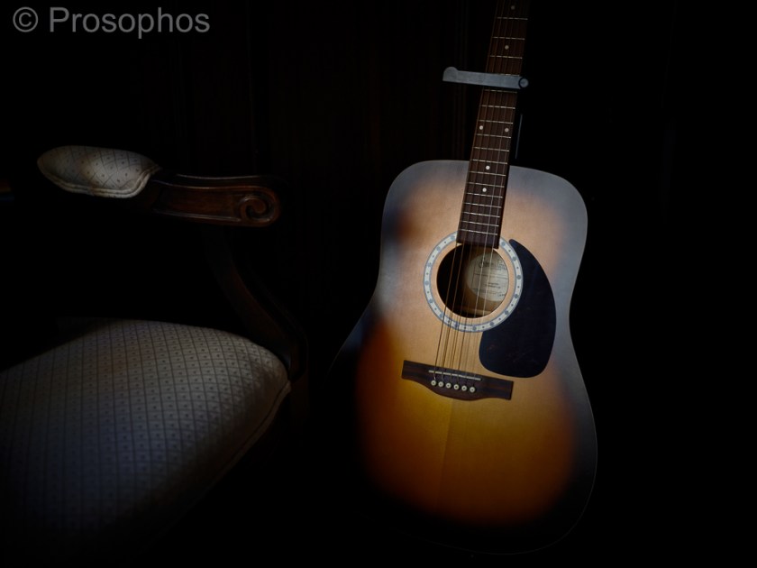 Guitar and Chair - Prosophos - Fuji Fujifilm GFX 100S - GF 50mm f3.5