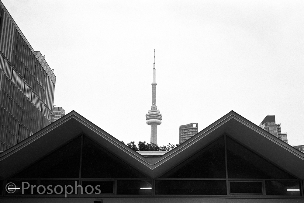 "CN Tower" - Prosophos - Leica M2-R, Voigtländer Ultron Vintage Line 35mm f:2 Aspherical II, Kodak Tri-X 400, and Plustek 8200i