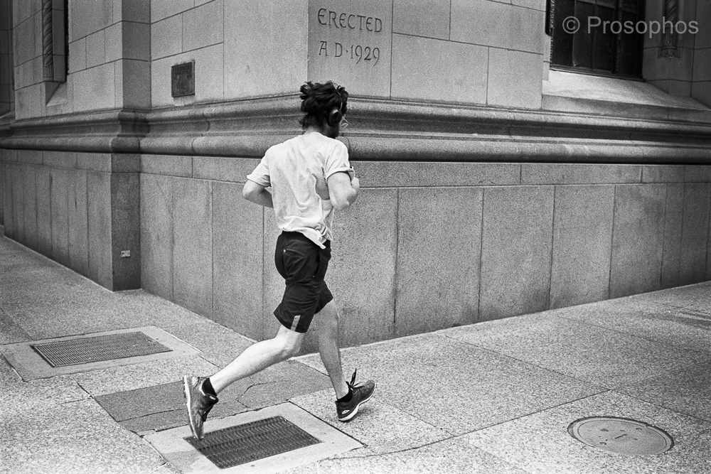 "Runner" - Prosophos - Leica M2-R, Voigtländer Ultron Vintage Line 35mm f:2 Aspherical II, Kodak Tri-X 400, and Plustek 8200i